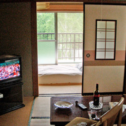 Temporary accommodation at Enrei Golf Course